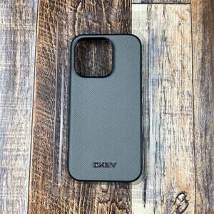 DKNY iPhone Solid Pattern 15 Pro Phone Case-Drop Protection-Easy Snap On-Slim